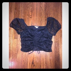 Black Crop Top